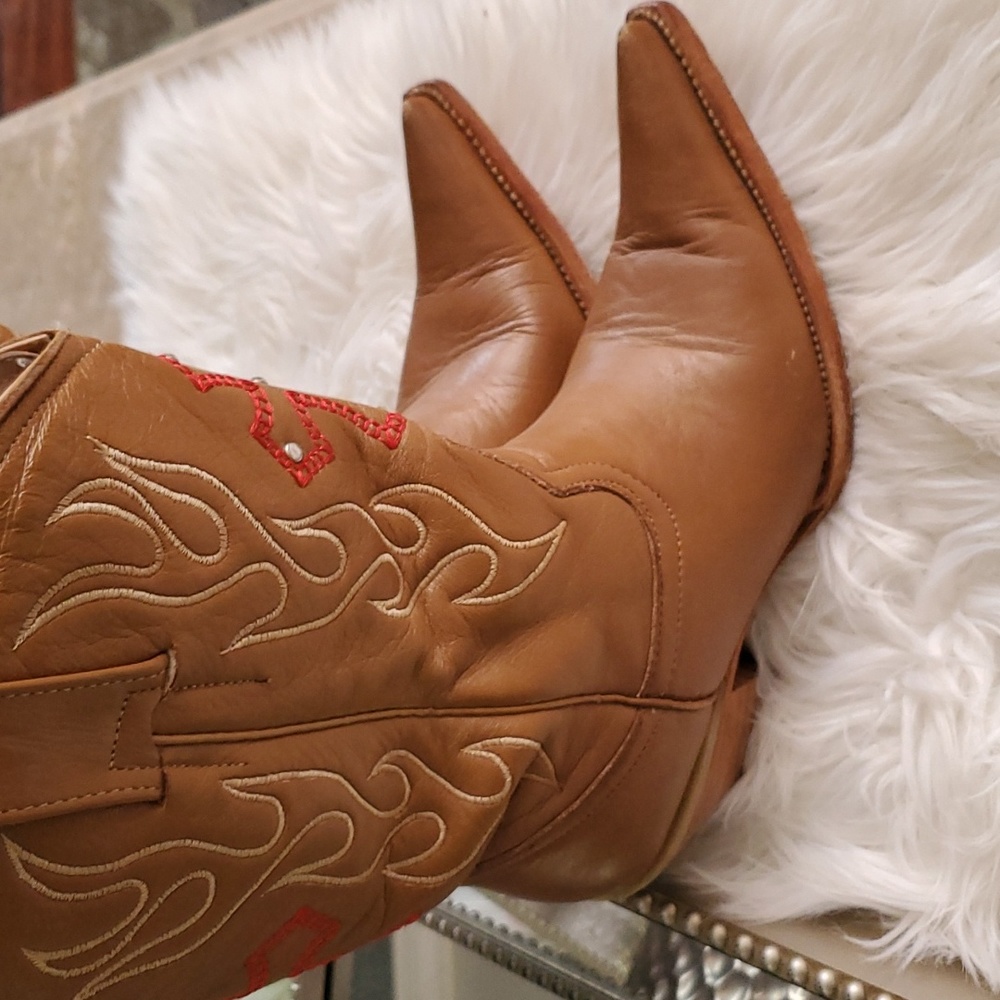 Jar women's brown cowboy Western boots size 7.5 - Picture 3 of 16